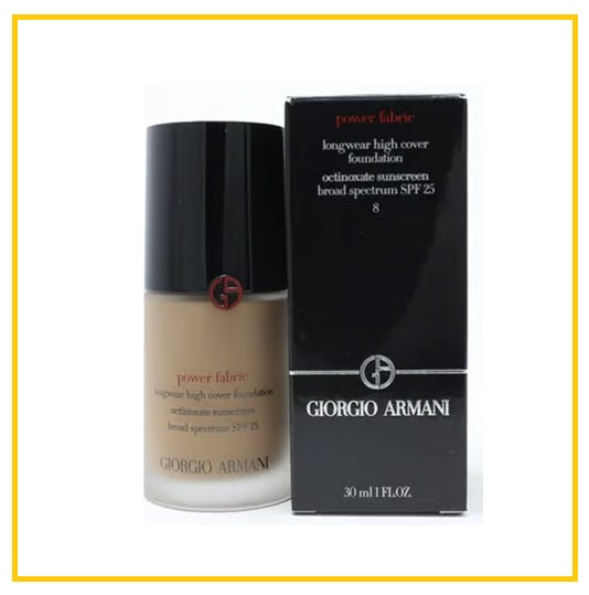 GIORGIO ARMANI 阿瑪尼權力粉底液 POWER FABRIC+ ULTRA LONGWEAR WEIGHTLESS MATTE FOUNDATION SPF25 #8 30ML