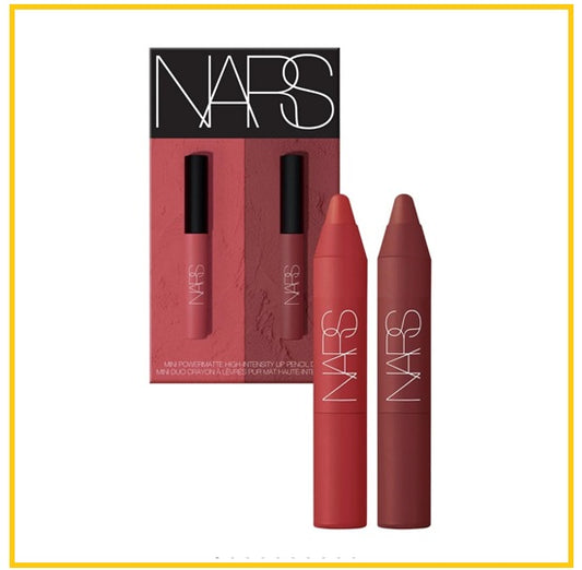 NARS 納斯唇膏筆兩件套裝 MINI POWERMATTE HIGH-INTENSITY LIP PENCIL DUO SET (#132 DANGON GIRL + #185 CRUELLA) 1.6G X2