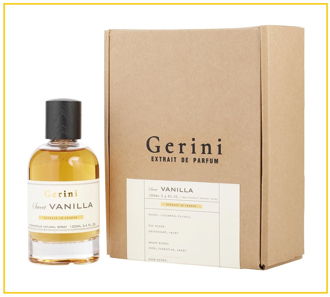 GERINI 杰日尼甜美香草濃香水 SWEET VANILLA EXTRAIT DE PARFUM 100ML