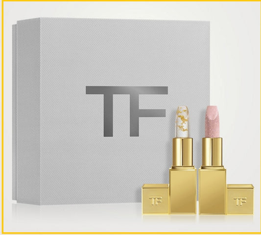 TOM FORD 湯姆福特金箔口紅唇膏套裝 SOLEIL LIP DUO SET 3G X2