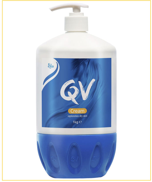 EGO QV 意高滋潤保濕乳膚霜按壓款 CREAM PUMP 1000G