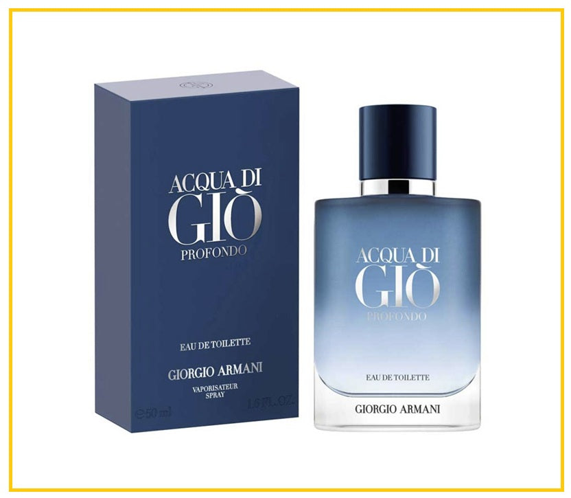 GIORGIO ARMANI 阿瑪尼寄情男士邃藍版香水 MENS ACQUA DI GIO PROFONDO EDT 50ML / 100ML