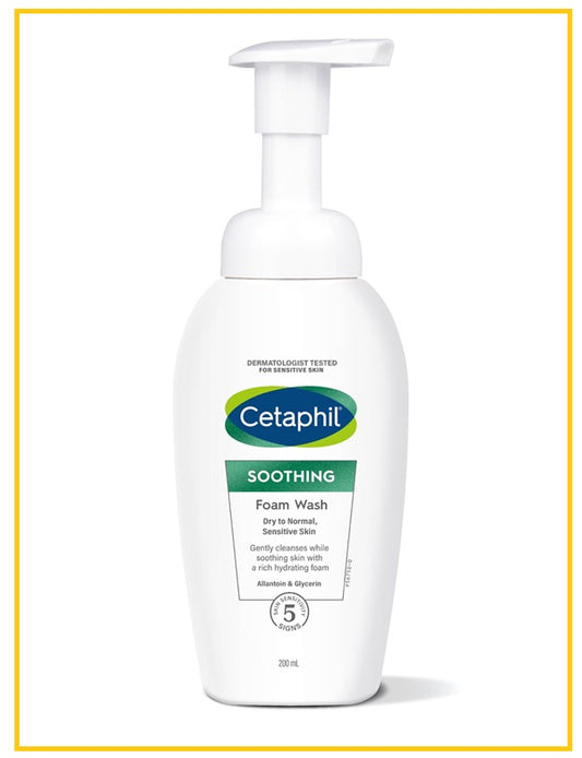 CETAPHIL 舒特膚氨基酸小雲朵潔面慕斯洗面奶 SOOTHING FOAM WASH 200ML