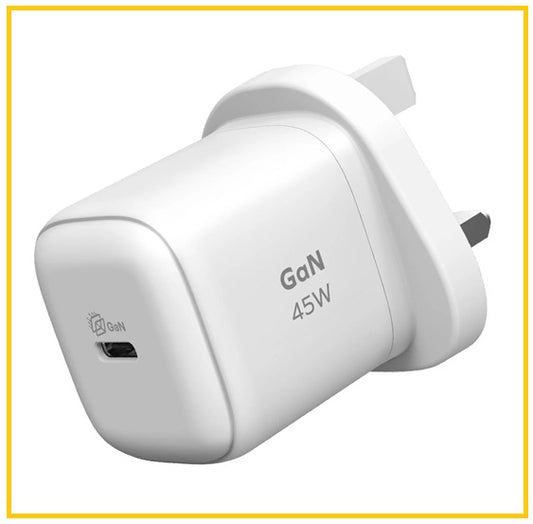 MOMAX 六輸出桌面充電器 1-CHARGE 45W GAN CHARGER #WHITE / #ORANGE UM73UKW / UM73UKM