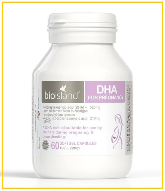 BIO ISLAND 澳洲佰澳朗德孕婦DHA膠囊60粒 DHA FOR PREGNANCY 60 SOFTGEL CAPSULES
