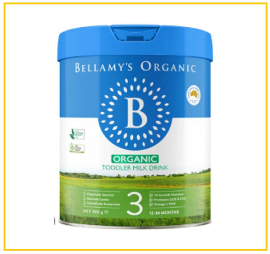 BELLAMYS ORGANIC 貝拉米有機嬰兒奶粉3號 TODDLER MILK STAGE 3 800G