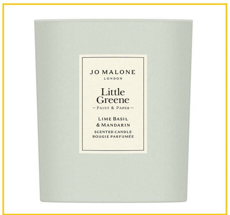 JO MALONE LONDON 祖馬龍青檸羅勒與柑橘蠟燭 LITTLE GREENE LIME BASIL & MANDARIN SCENTED CANDLE 200G
