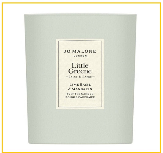 JO MALONE LONDON 祖馬龍青檸羅勒與柑橘蠟燭 LITTLE GREENE LIME BASIL & MANDARIN SCENTED CANDLE 200G