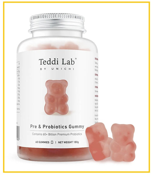 UNICHI Probiotic Gummy Yogurt Flavor 60 Gummies