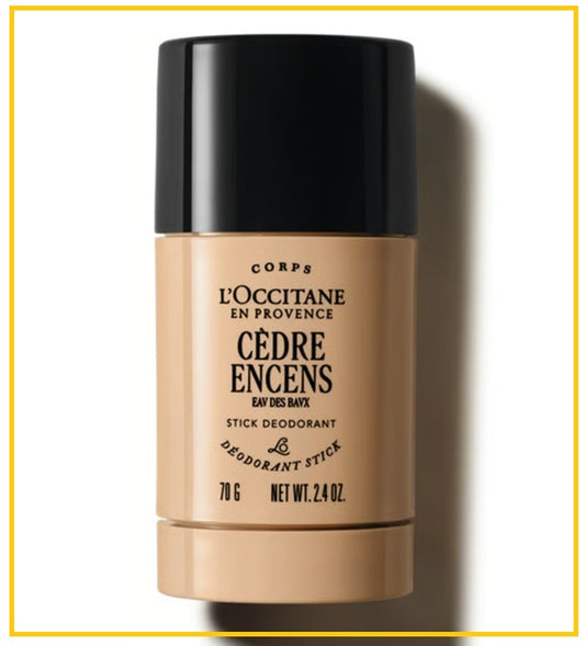L'OCCITANE CEDRE ENCENS FORMERLY EAU DES BAUX STICK DEODORANT 70G