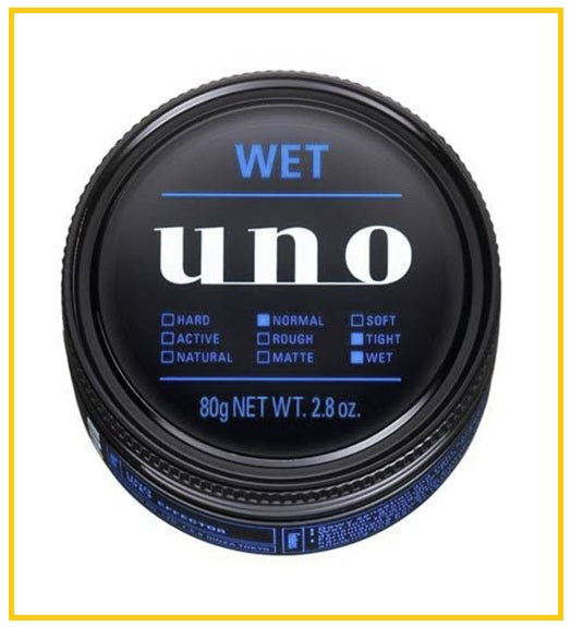 UNO 資生堂吾諾定型髮蠟藍色水潤型 WET EFFECTOR STYLING WAX 80G