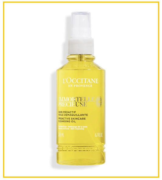 L'OCCITANE IMMORTELLE PRECIOUS CLEANSING OIL 200ML
