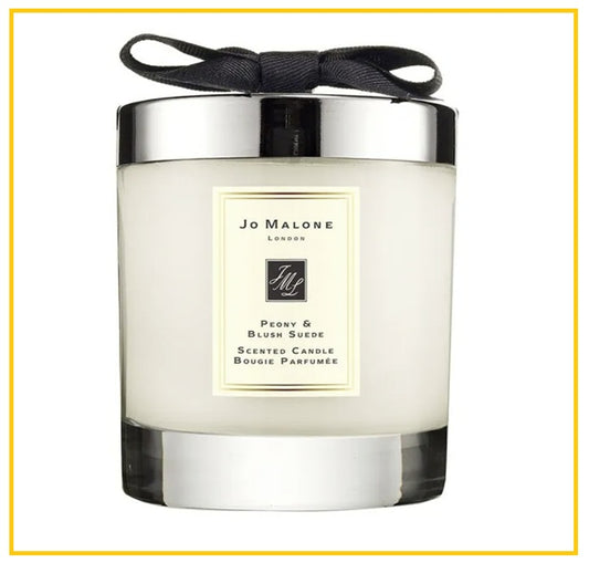 JO MALONE 祖瑪瓏牡丹與胭紅麂絨室內香氛蠟燭 PEONY & BLUSH SUEDE SCENTED CANDLE 200G
