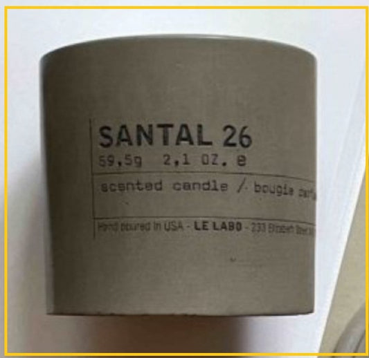 LE LABO 26號水泥罐蠟燭 SANTAL 26 SANDALWOOD CEMENT CANDLE 59.5G