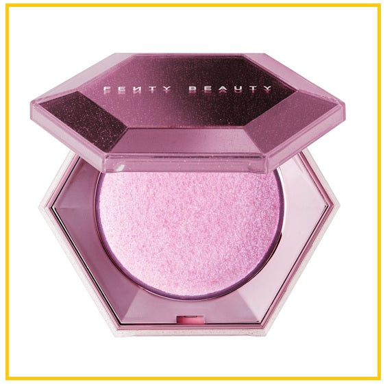 FENTY BEAUTY BY RIHANNA Diamond 3D High Gloss Powder Foundation DIAMOND BOMB ALL OVER DIAMOND VEIL #HOW MANY CARATS 8G