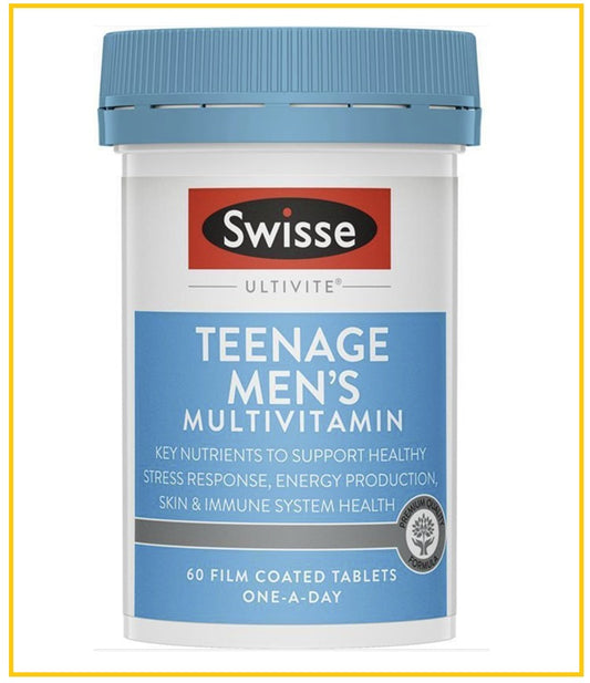 SWISSE Multivitamin for Teenage Men (60 Capsules)