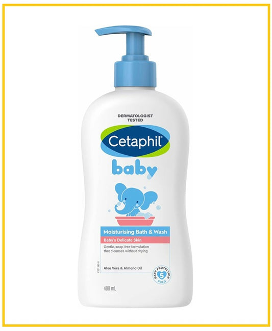 CETAPHIL 舒特膚嬰兒保濕沐浴露 BABY MOISTURISING BATH & WASH 400ML