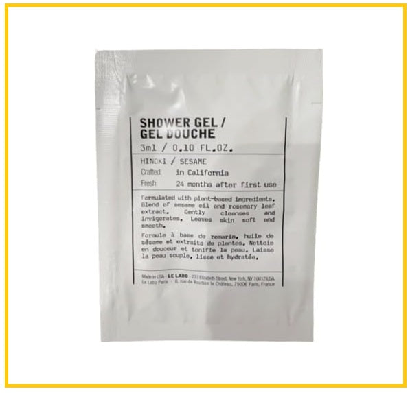 LE LABO 實驗室沐浴露片裝 SHOWER GEL HINOKI MINI 3ML