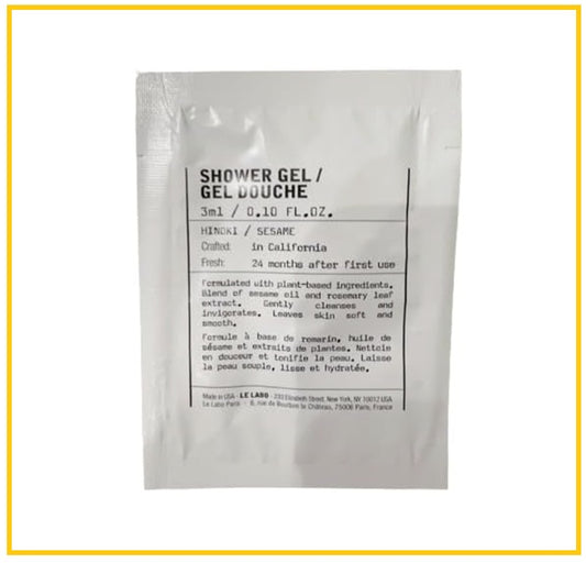 LE LABO 實驗室沐浴露片裝 SHOWER GEL HINOKI MINI 3ML