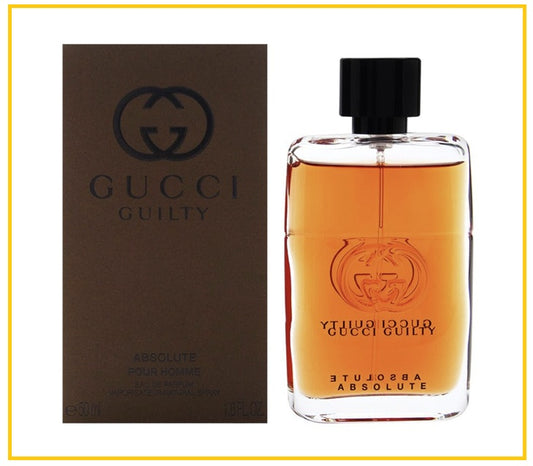 GUCCI 古馳罪愛絕對男性淡香精香水 GUILTY ABSOLUTE POUR HOMME EDP 50ML / 90ML