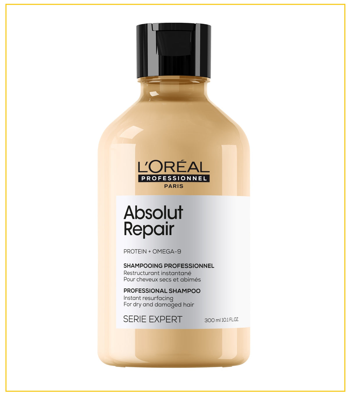 L'OREAL PROFESSIONNEL 歐萊雅絕對修復蛋白質洗髮露 ABSOLUT REPAIR SHAMPOO FOR DRY AND DAMAGED HAIR 300ML