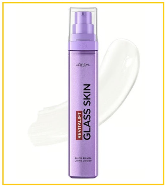L'OREAL 歐萊雅玻尿酸玻璃肌乳液 LOREAL REVITALIFT GLASS SKIN CREMA LIQUIDA 50ML