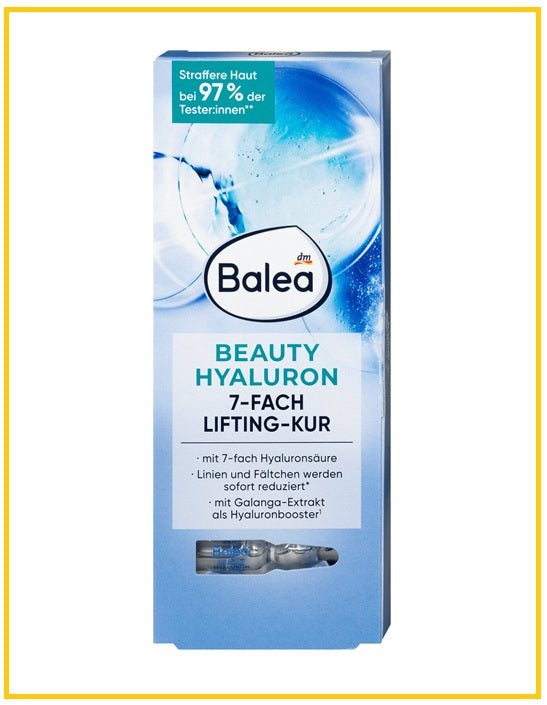 BALEA 芭樂雅玻尿酸緊緻安瓶 AMPULLEN BEAUTY HYALURON LIFTING KUR 1ML X7
