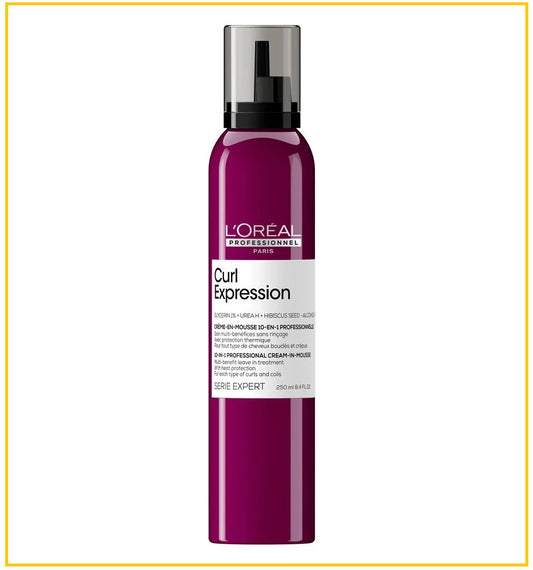 L'OREAL PROFESSIONNEL 歐萊雅捲髮保濕摩絲 SERIES EXPERT CURL EXPRESSION 10 IN 1 CREAM IN MOUSSE FOR CURLY HAIR 250ML