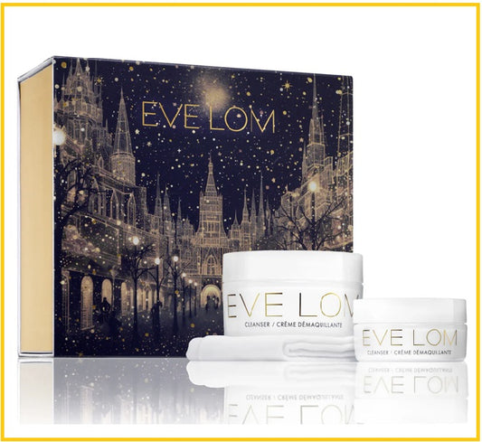EVE LOM 伊芙蘭卸妝禮盒兩件套裝(內含瑪姿林棉布1片) FOREVER ICON DUO SET 100ML + 30ML