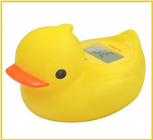 DRETEC Hot Water Thermometer YELLOW DUCK WATER THERMOMETERS O-238NYE