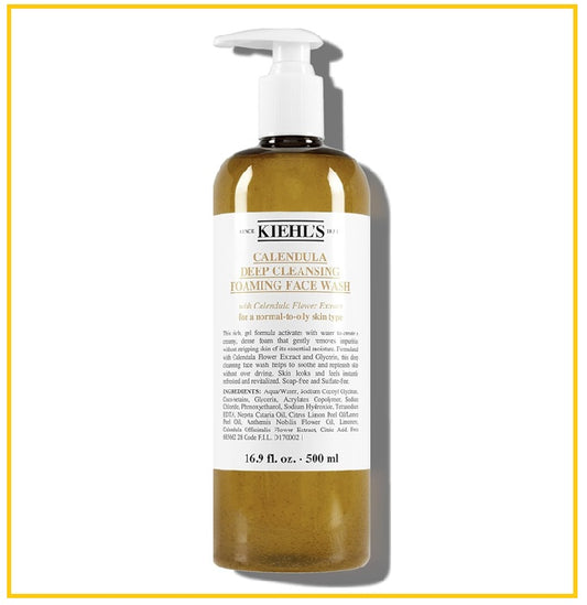 KIEHL'S 科顏氏金盞花洗面乳 KIEHLS CALENDULA DEEP CLEANSING FOAMING FACE WASH 500ML