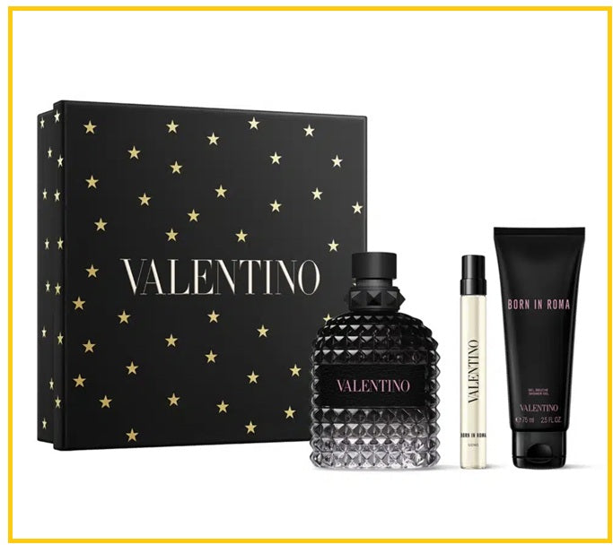 VALENTINO GARAVANI MEN'S UOMO BORN IN ROMA GIFT DUO SET