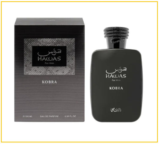 RASASI HAWAS 拉莎斯哈維之水眼鏡蛇男士濃香水 KOBRA FOR MEN EDP 100ML