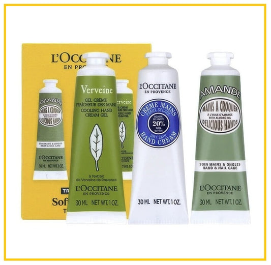 L'OCCITANE Travel Exclusive Soft Hands Trio Duo Set