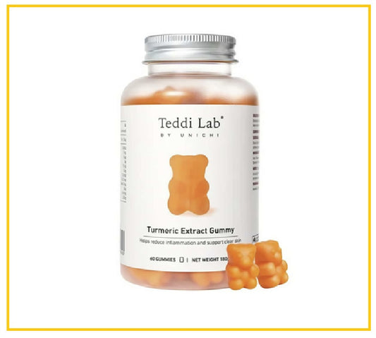 UNICHI 姜黃素小熊軟糖60粒 TEDDI LAB TURMERIC EXTRACT GUMMY 60 GUMMIES