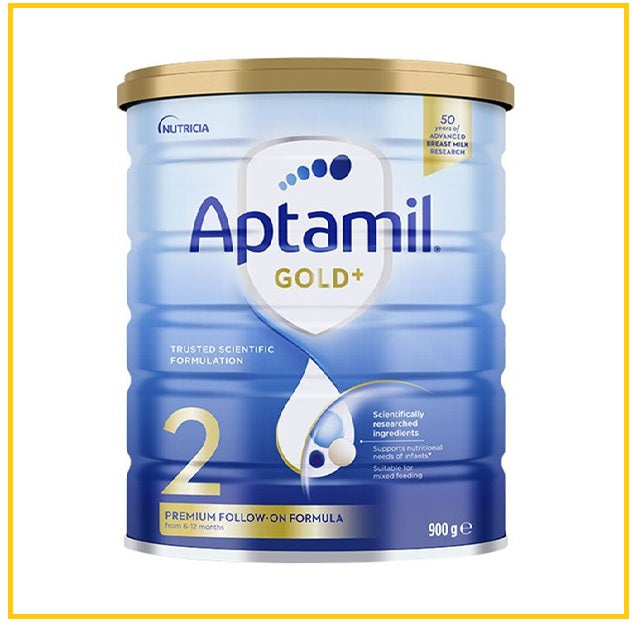 APTAMIL 愛他美金裝奶粉2段 GOLD+ 2 PREMIUM FOLLOW-ON FORMULA 900G