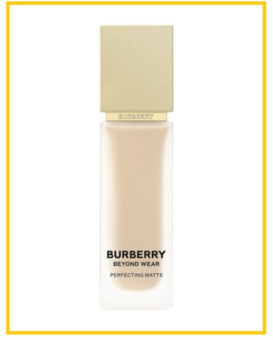 BURBERRY 巴寶莉卓越持妝柔霧粉底液 BEYOND WEAR PERFECTING MATTE FOUNDATION #10 FAIR COOL / #20 FAIR COOL / #20 FAIR WARM / #30 LIGHT COOL / #30 LIGHT WARM / #40 LIGHT COOL 30ML