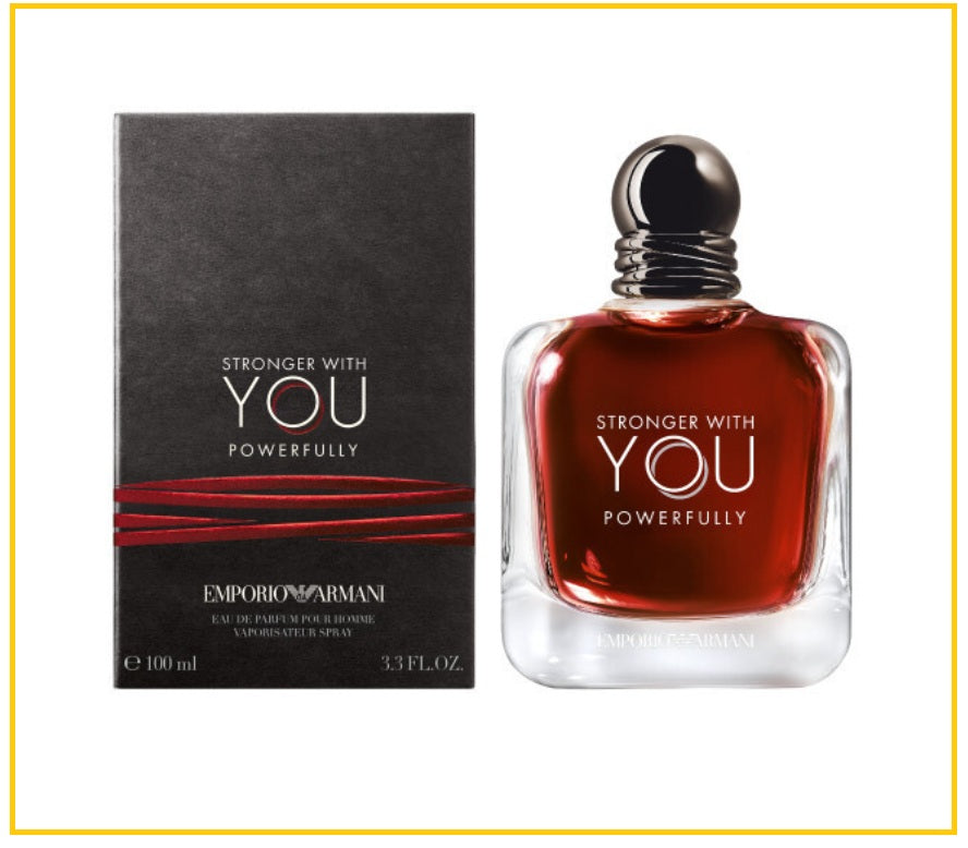 GIORGIO ARMANI 阿瑪尼你讓我堅強力量版男士濃香水 EMPORIO ARMANI STRONGER WITH YOU POWERFULLY POUR HOMME EDP 100ML