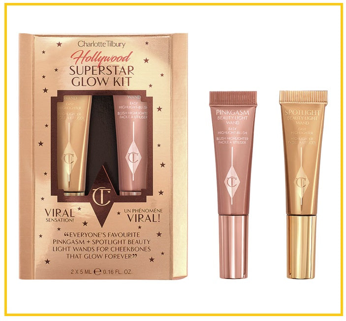 CHARLOTTE TILBURY Hollywood Superstar Glow Kit Duo Set (5ml x2)