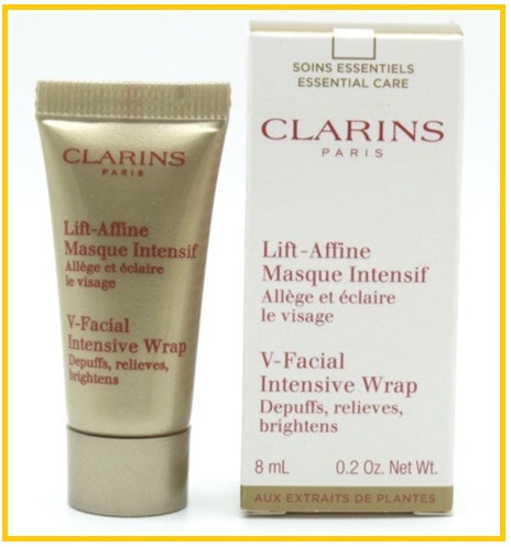 CLARINS 嬌韻詩V臉面膜小樣 LIFT-AFFINE MASQUE INTENSIF V-FACIAL INTENSIVE WRAP 8ML