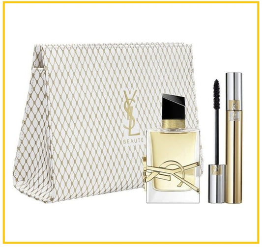 YVES SAINT LAURENT 聖羅蘭自由香水睫毛膏套裝 YSL LIBRE EDP VOLUME EFFECT MASCARA A CHIC POUCH DUO SET