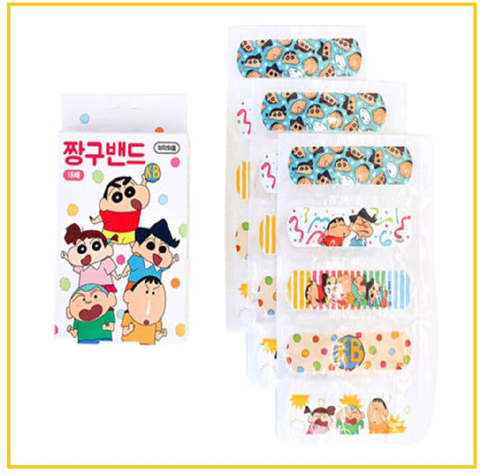 CRAYON Shin-chan Cartoon Plaster Bandages 15 Pieces (B)