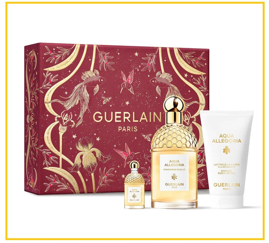 GUERLAIN 嬌蘭限定香水身體乳液三件套裝 COFANETTO AQUA ALLEGORIA MANDARINE BASILIC COFFRET EAU DE TOILETTE DUO SET