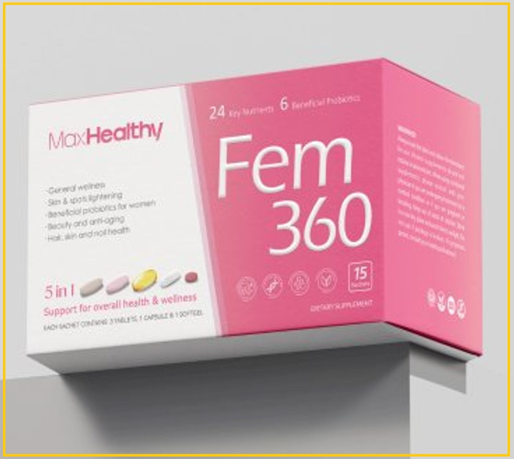MAXHEALTHY 女士多維營養包15袋裝 FEM360 5IN1 PACKS