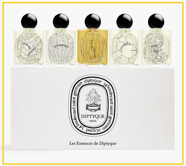 DIPTYQUE 蒂普提克淡香精香水禮盒套裝 LES ESSENCES DE DIPTYQUE EAUX DE PARFUM DUO SET 10ML X5