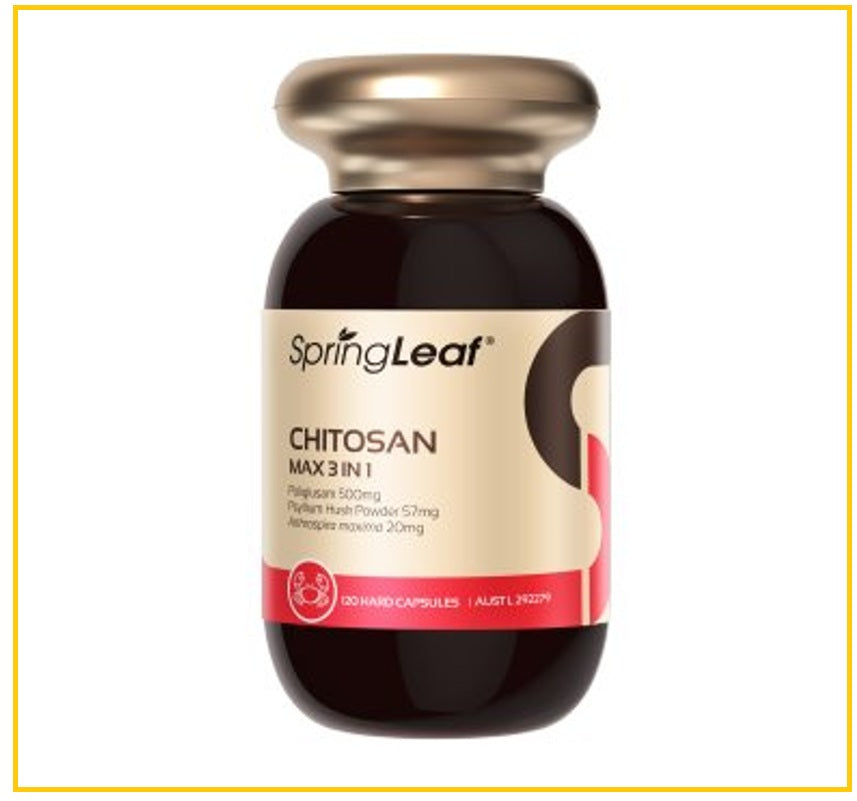 SPRINGLEAF 綠芙消脂纖體丸120粒 CHITOSAN MAX 3 IN 1 120 CAPSULES