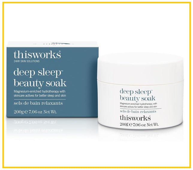 THIS WORKS Sweet Sleep Bath Salt Scrub DEEP SLEEP BATH SOAK 200G