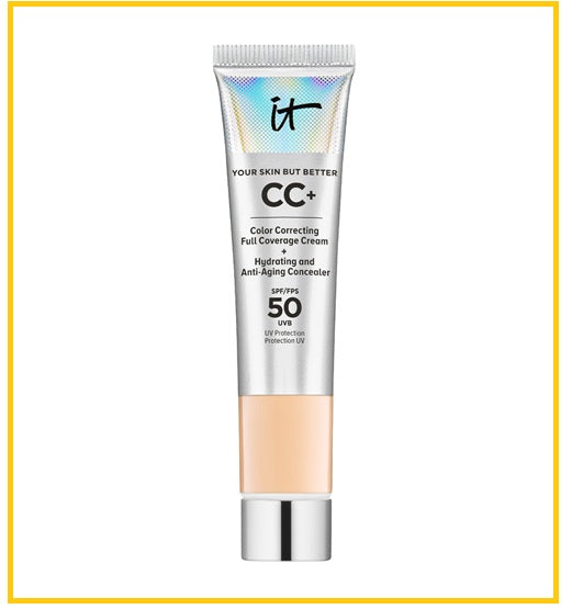 IT COSMETICS YOUR SKIN BUT BETTER CC+ CREAM WITH SPF50 #MEDIUM EUR / #TAN 12ML