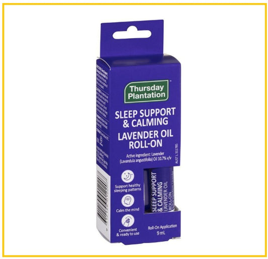 THURSDAY PLANTATION 星期四農莊薰衣草鎮靜和睡眠支持滾珠 LAVENDER CALMING AND SLEEP SUPPORT ROLL ON 9ML