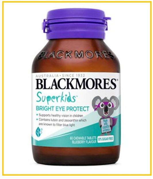 BLACKMORES 澳佳寶小超人兒童護眼葉黃素咀嚼片60粒 SUPERKIDS BRIGHT EYE PROTECT CHEWABLE TABLETS 60 COUNT